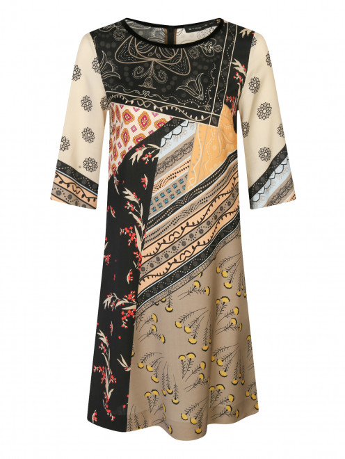 Платье-миди из шерсти с узором Etro - Общий вид