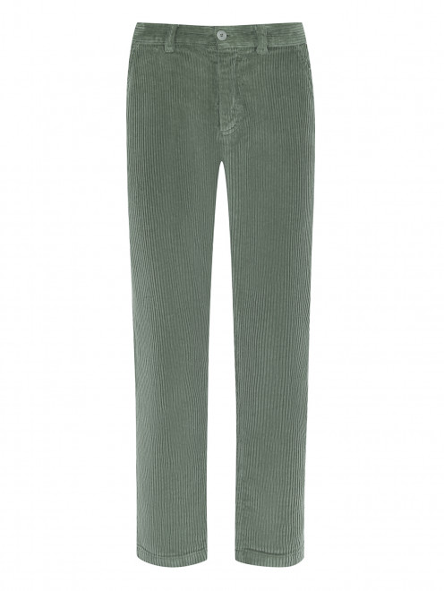 Однотонные вельветовые брюки Il Gufo - Общий вид
