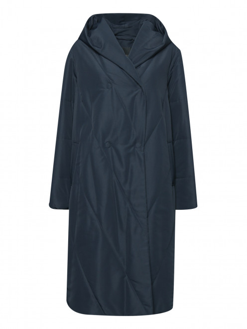 Стеганое пальто с капюшоном Marina Rinaldi - Общий вид