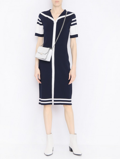 Платье-миди с коротким рукавом Moschino Boutique - МодельОбщийВид