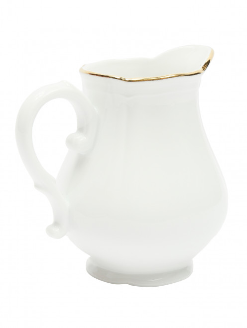 Фарфоровый молочник с золотой окантовкой 5 x 10 Ginori 1735 - Обтравка1