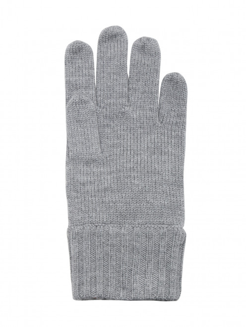 Шерстяные перчатки мелкой вязки Ralph Lauren - Обтравка1