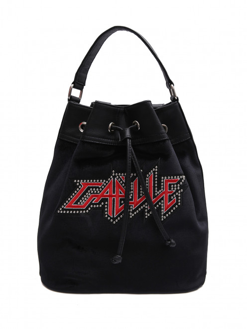 Рюкзак с вышивкой и металлическим декором Gaelle - Общий вид
