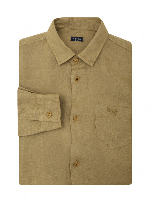 Льняная рубашка с карманом Il Gufo - Общий вид