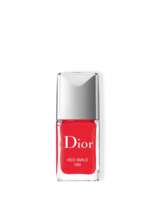 Rouge Vernis Лак для ногтей с эффектом гелевого покрытия 080 Красная улыбка Christian Dior - Общий вид