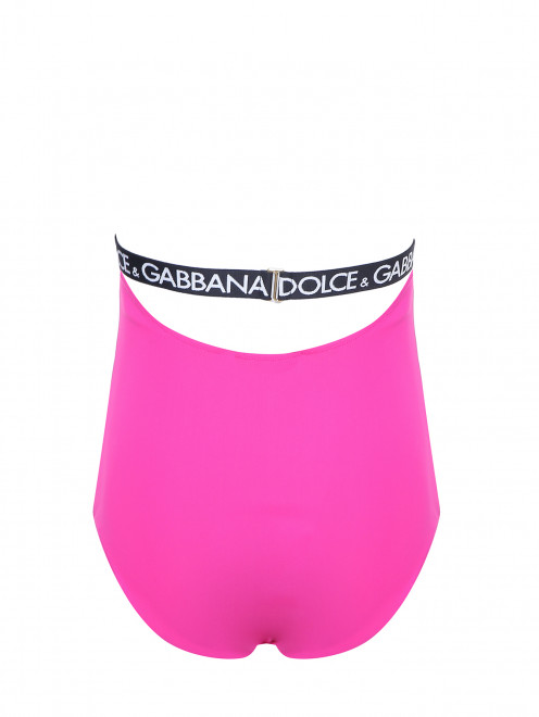 Слитный купальник на резинке Dolce & Gabbana - Обтравка1