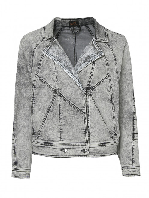 Куртка из денима с контрастной отстрочкой Marina Rinaldi - Общий вид