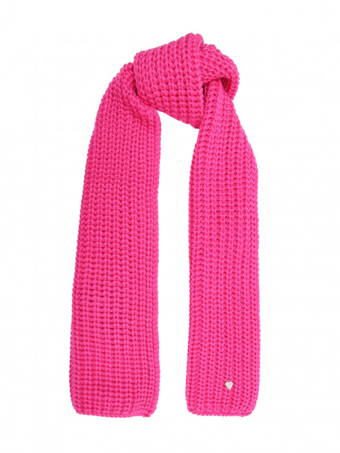 Однотонный шарф крупной вязки IL Trenino - Общий вид