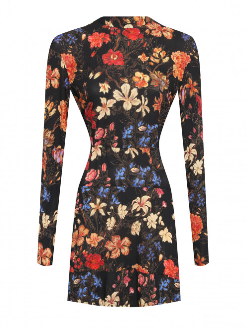 Платье из вискозы с цветочным узором Etro - Общий вид