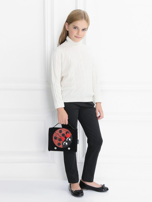 Узкие брюки с боковыми карманами Aletta Couture - Модель Общий вид