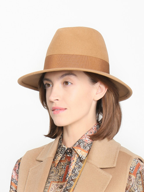 Шляпа декорированная лентой Luisa Spagnoli - МодельОбщийВид