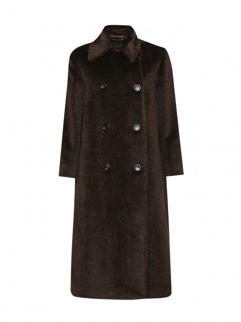 Двубортное пальто из смешанной шерсти Max Mara - Общий вид