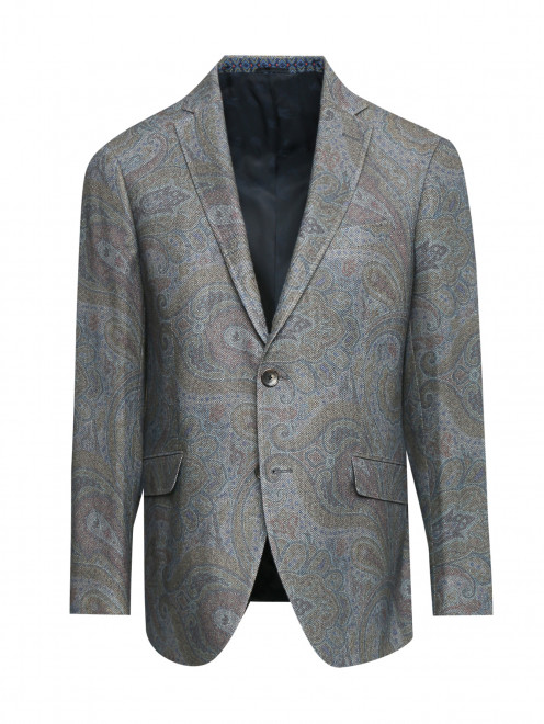 Пиджак из кашемира с узором Etro - Общий вид