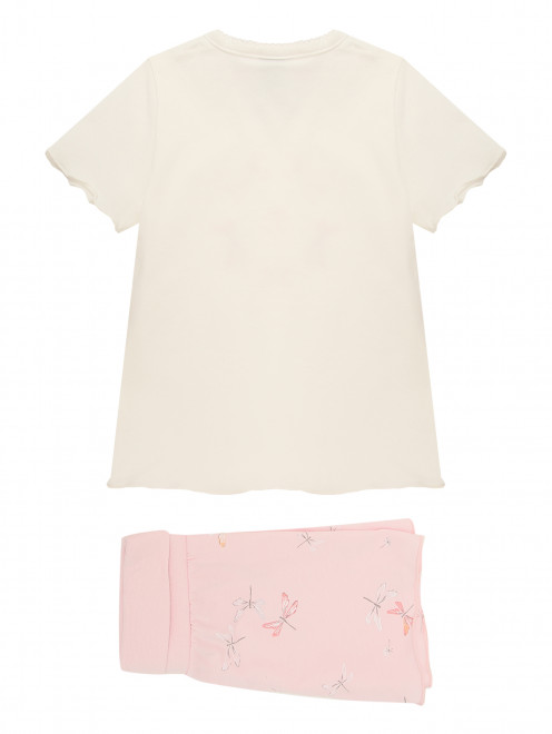 Пижама с принтом и шортами Sanetta - Обтравка1