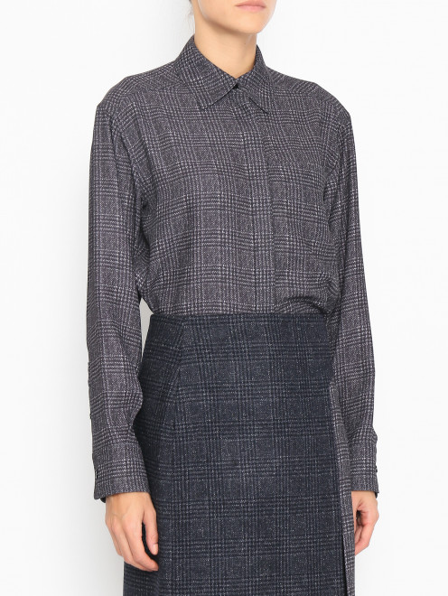 Рубашка на пуговицах с накладным карманом Nina Ricci - МодельВерхНиз