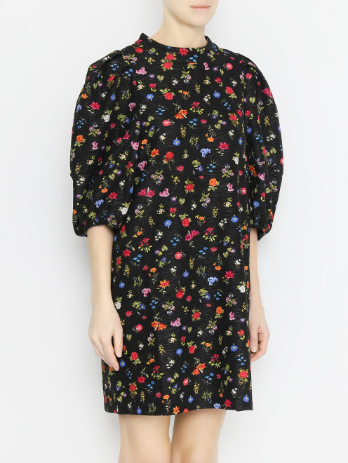 Платье-мини с цветочным узором Max&Co - МодельВерхНиз