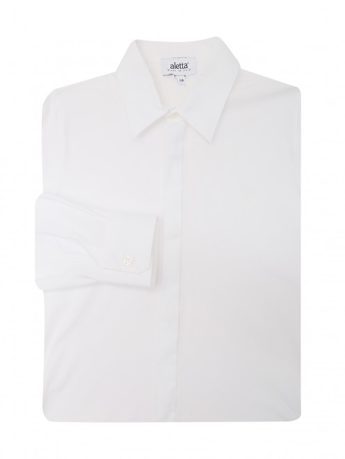 Рубашка из трикотажа с вышивкой Aletta Couture - Общий вид
