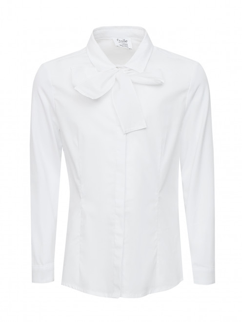  Блуза хлопковая с декором на вороте Aletta Couture - Общий вид
