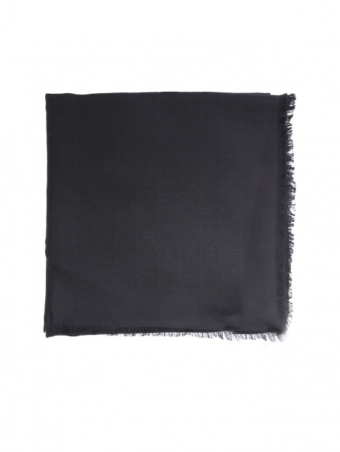 Платок из шерсти и шелка с монограммой Moschino - Общий вид