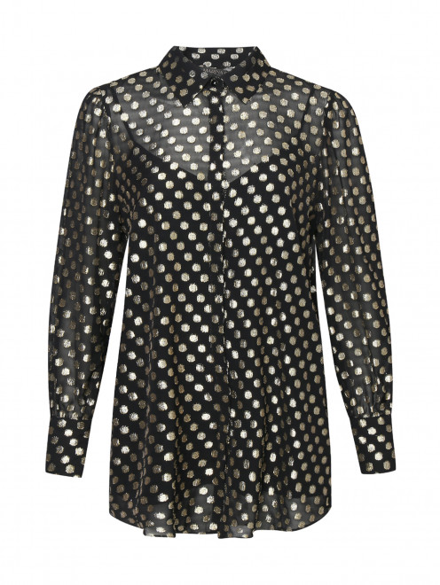 Блуза из шифона с вышивкой Marina Rinaldi - Общий вид