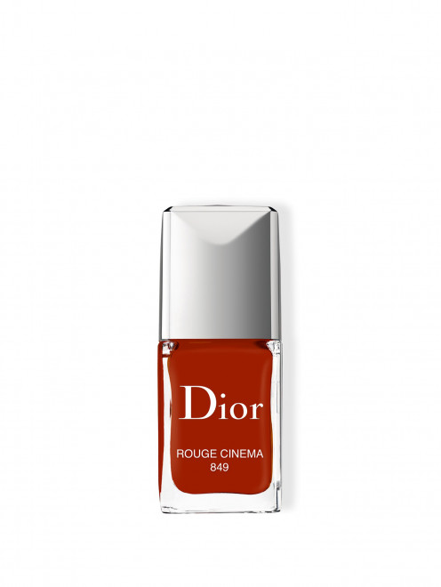 Rouge Vernis Лак для ногтей с эффектом гелевого покрытия 849 Красное кино Christian Dior - Общий вид